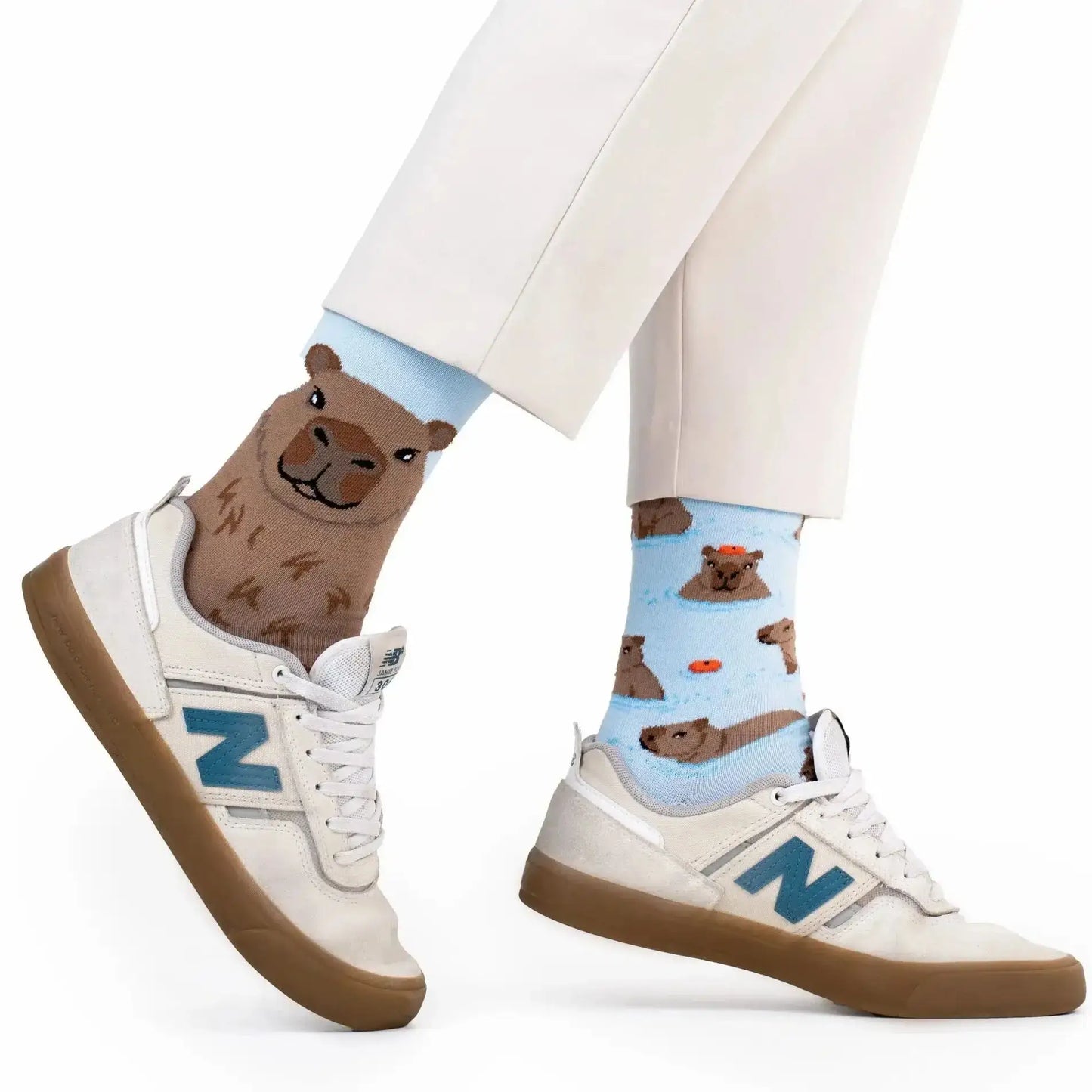 Cute Capybara Cotton Crew Socks