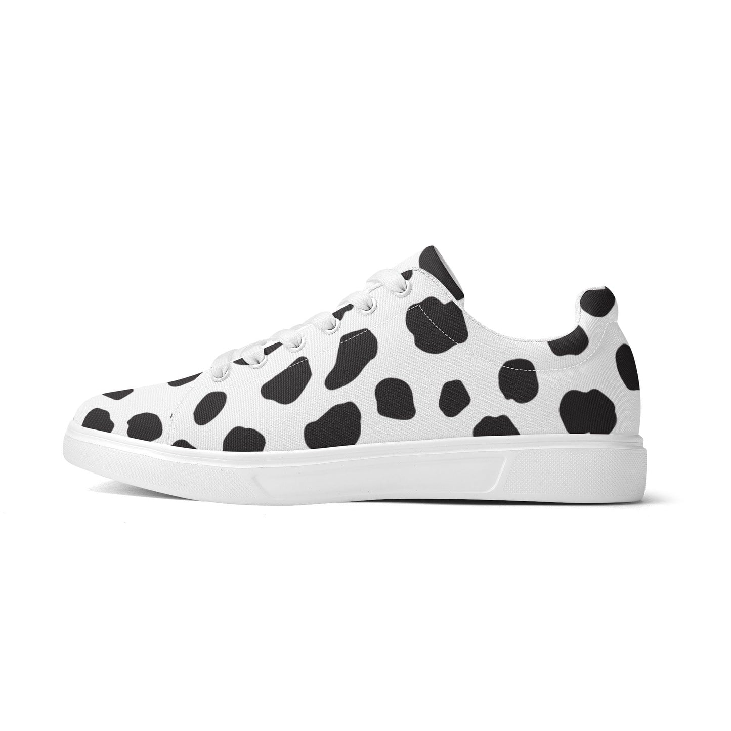 Dalmatian Print Canvas Low Top Shoes