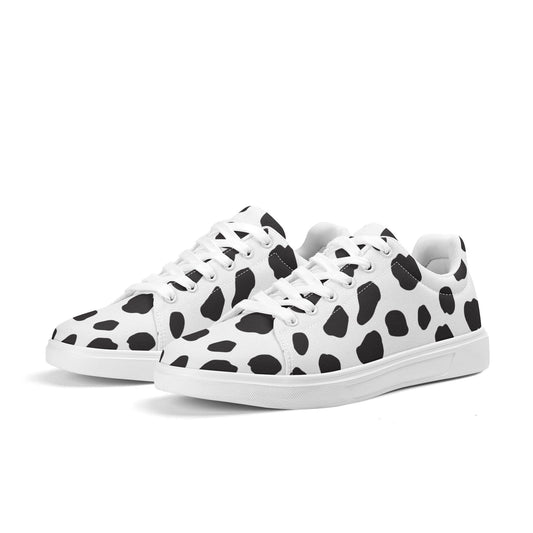 Dalmatian Print Canvas Low Top Shoes