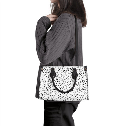 Dalmatian Print Faux Leather Handbag