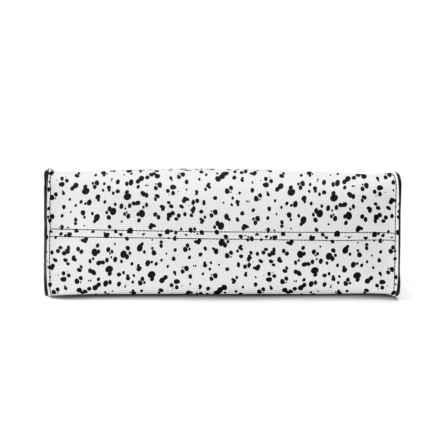 Dalmatian Print Faux Leather Handbag