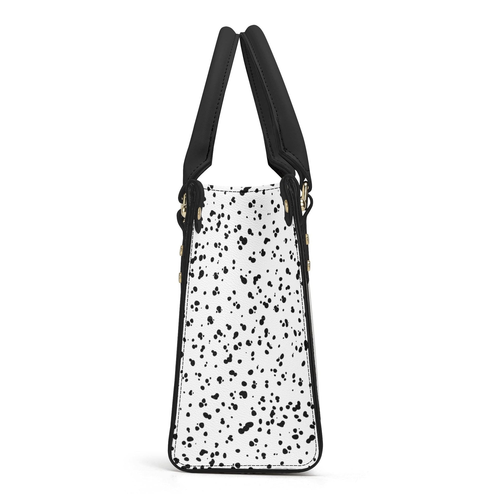 Dalmatian Print Faux Leather Handbag