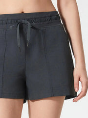 Drawstring Active Shorts with Pockets - Active Shorts