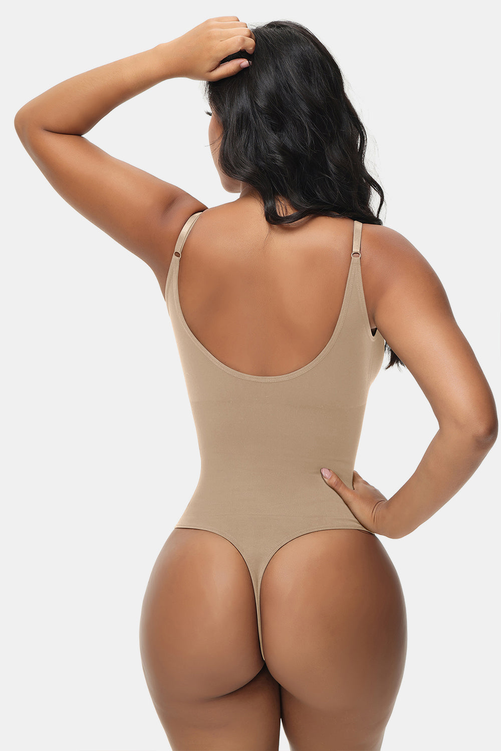 Spaghetti Strap Tummy Control Bodysuit - Eclectage