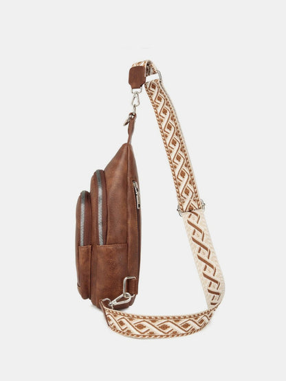 Crossbody Bag with Detachable Straps - Eclectage