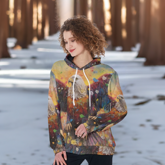 Eagle Graphic Heavy Fleece Hoodie