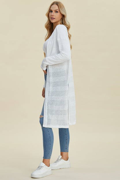 Open Front Longline Cardigan - Eclectage