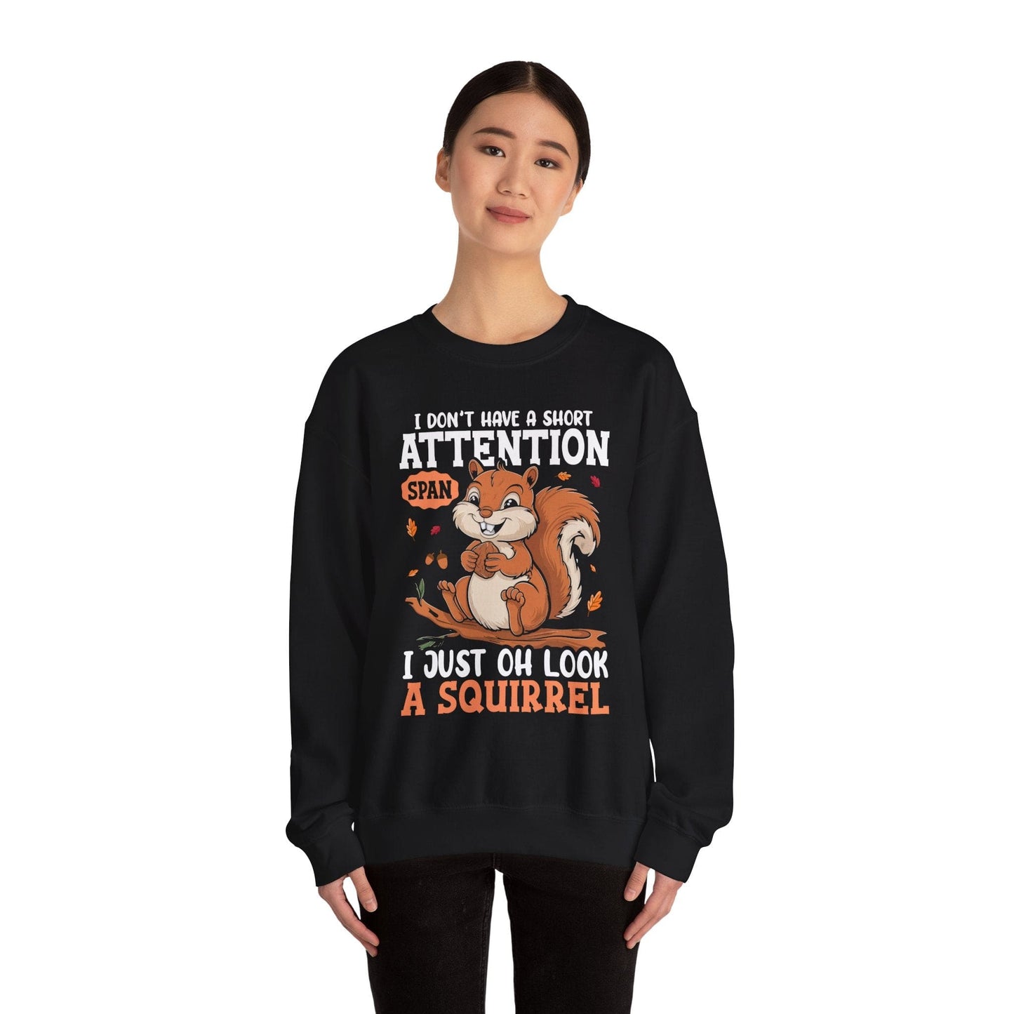 Funny Squirrel Unisex Crewneck Sweatshirt