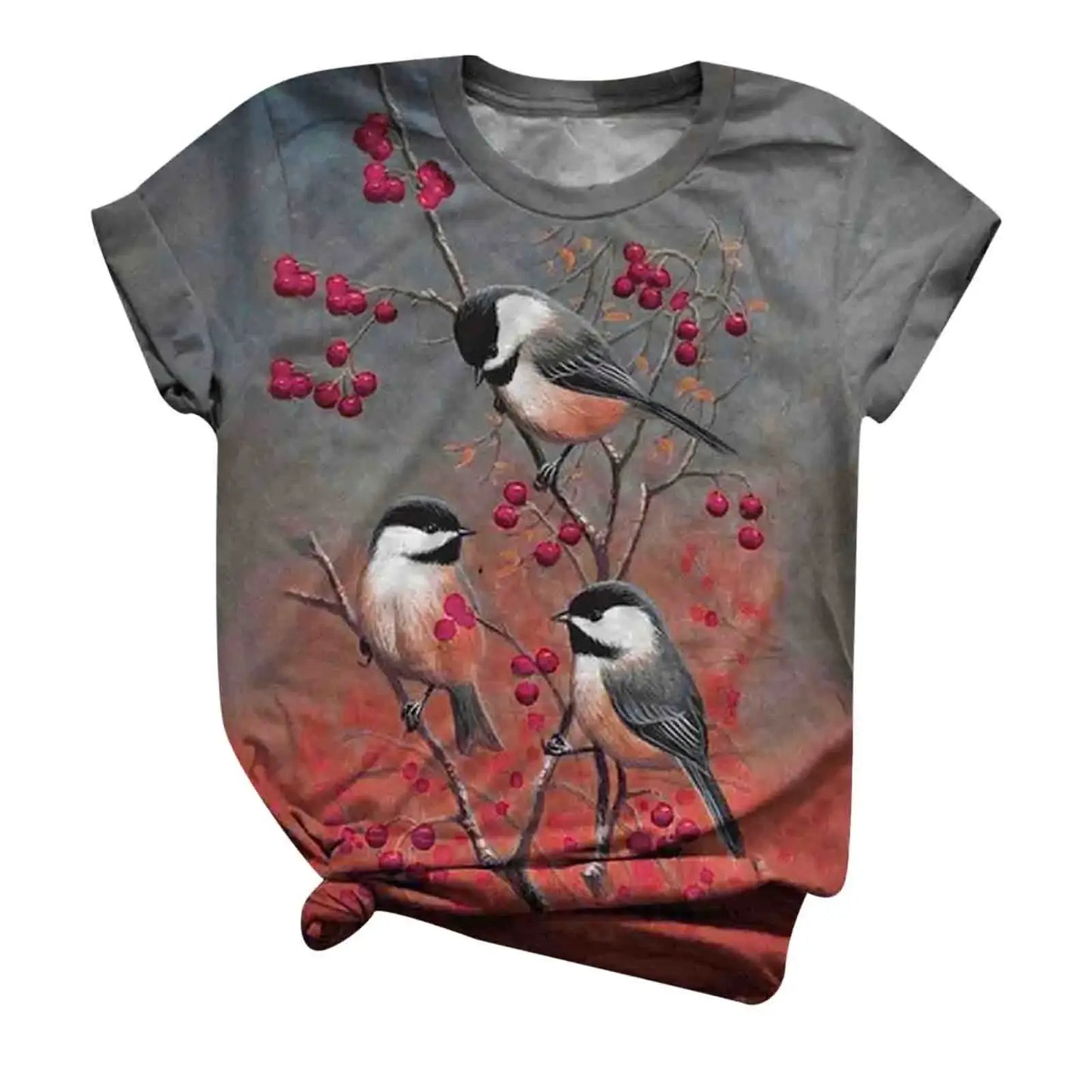 Bird Animal 3D Print T Shirt