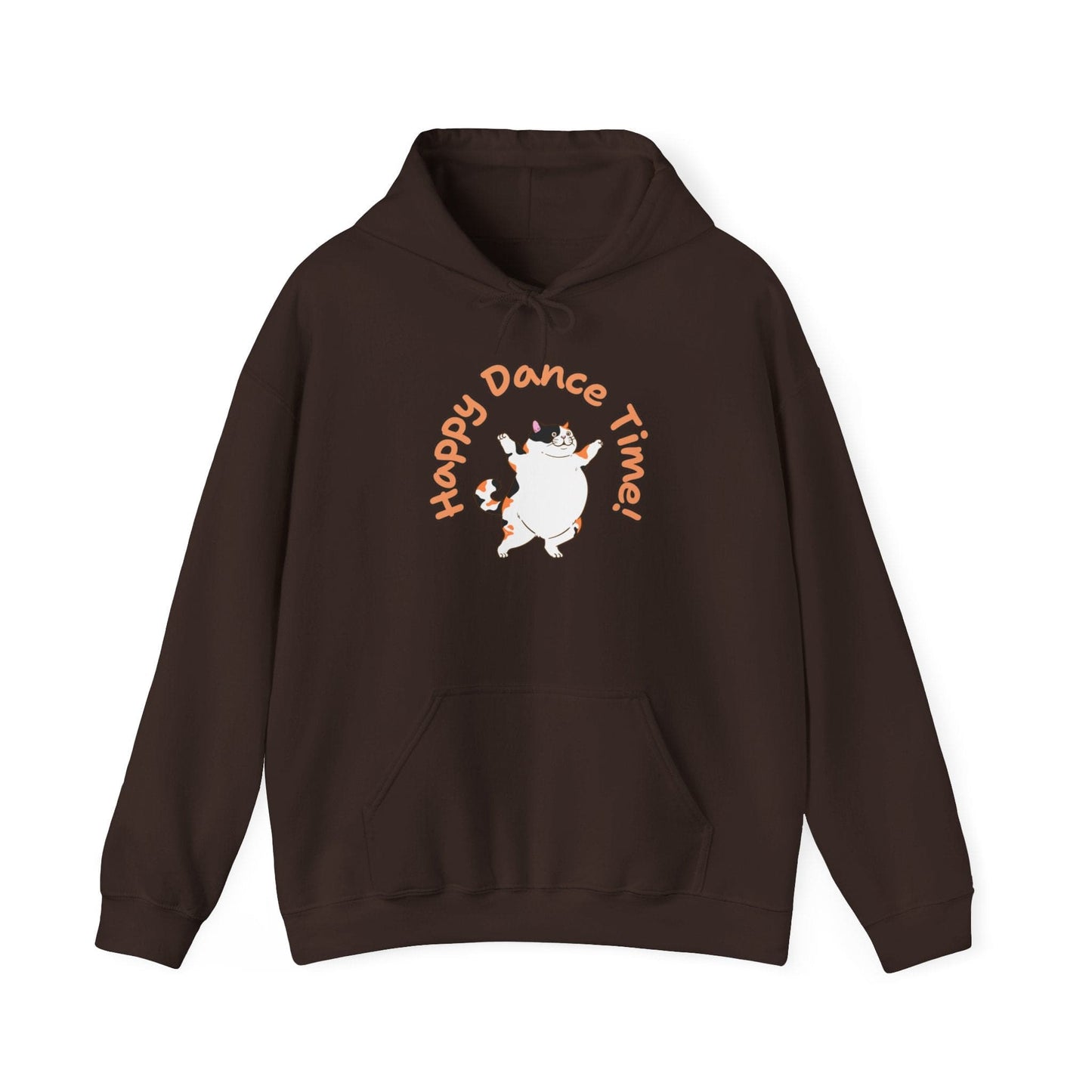 Cat Happy Dance Time Unisex Heavy Blend™ Hooded Sweatshirt