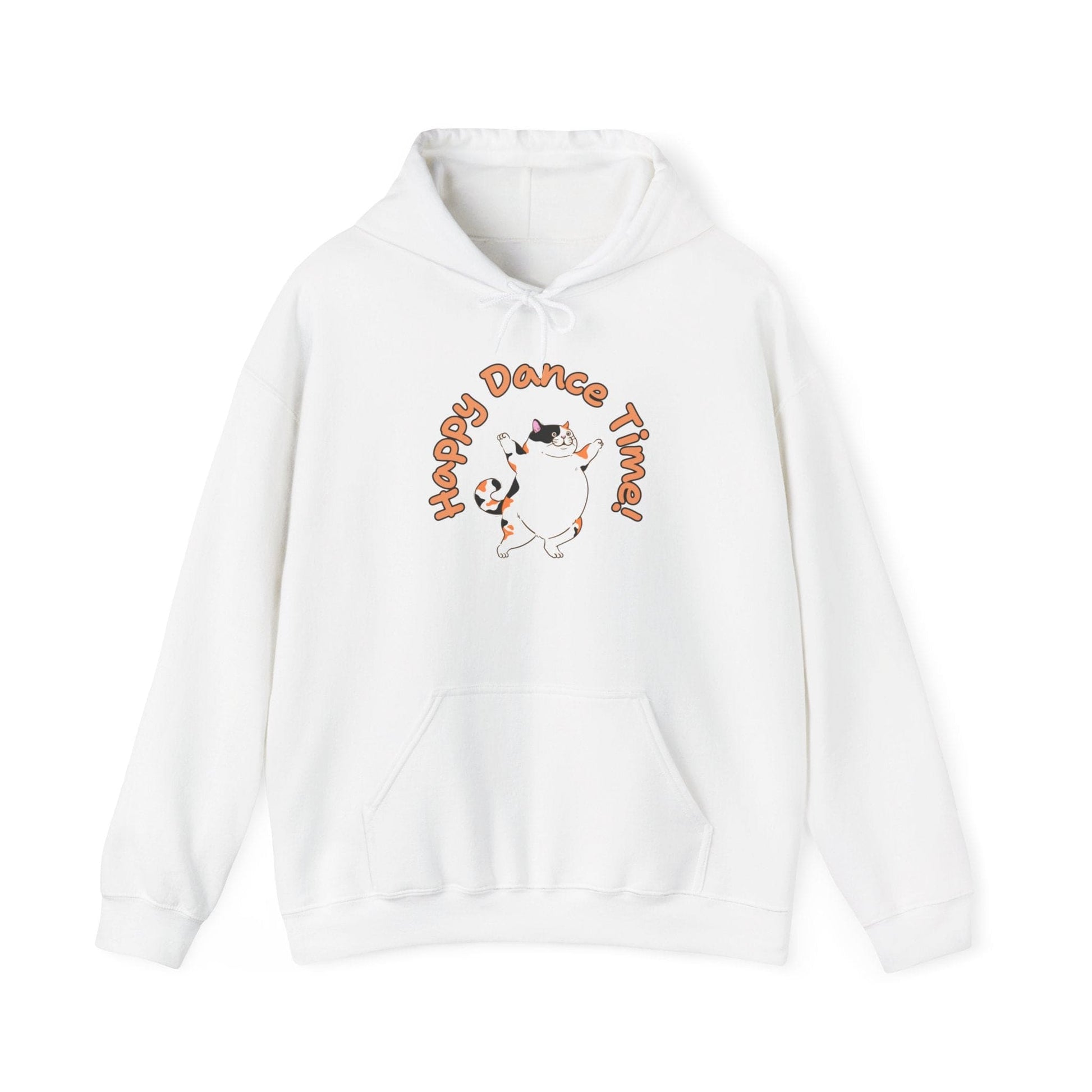 Cat Happy Dance Time Unisex Heavy Blend™ Hooded Sweatshirt