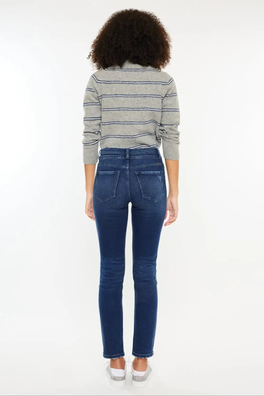 Kancan High Rise Slim Straight Jeans - Eclectage