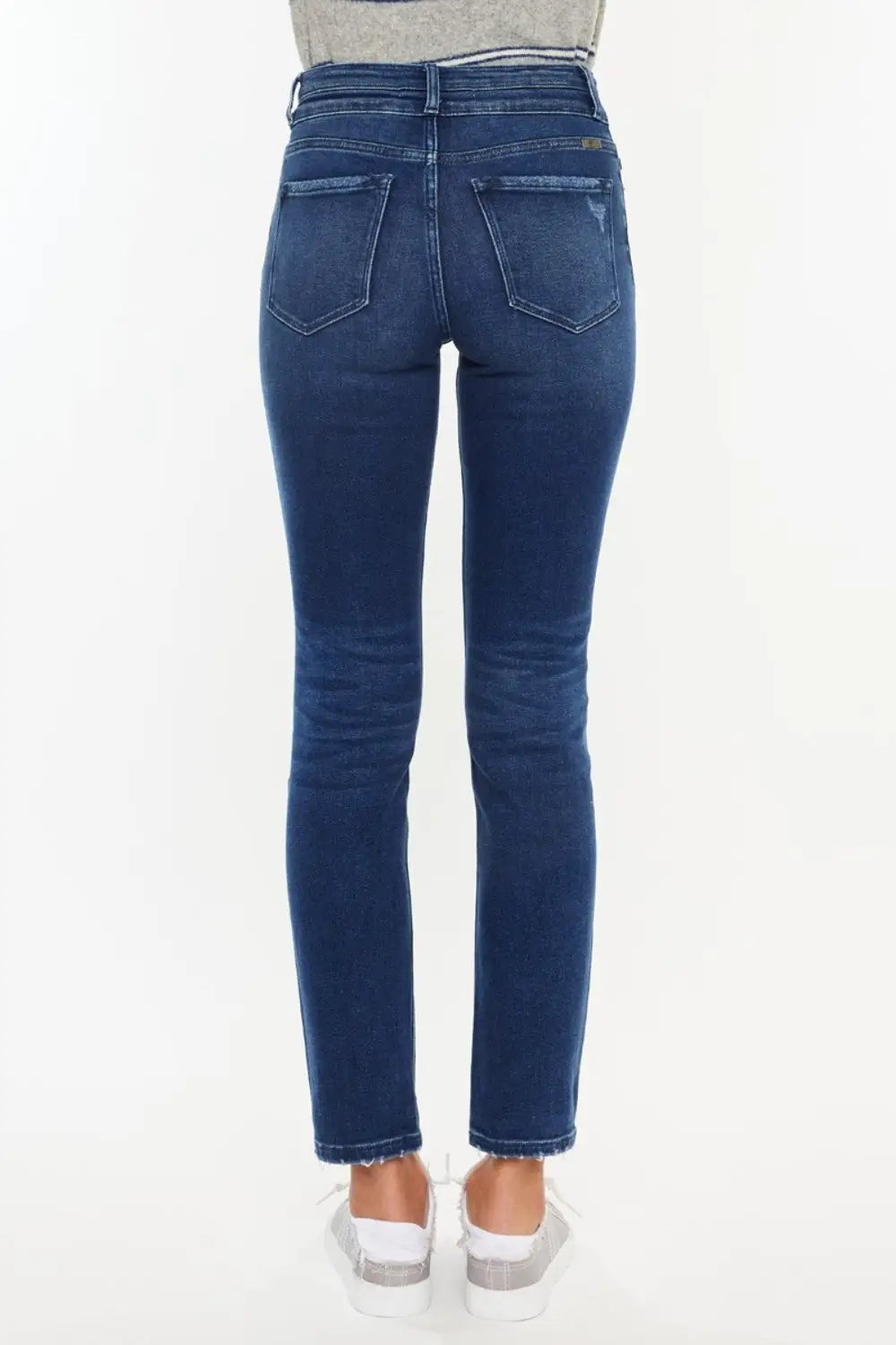 Kancan High Rise Slim Straight Jeans - Eclectage