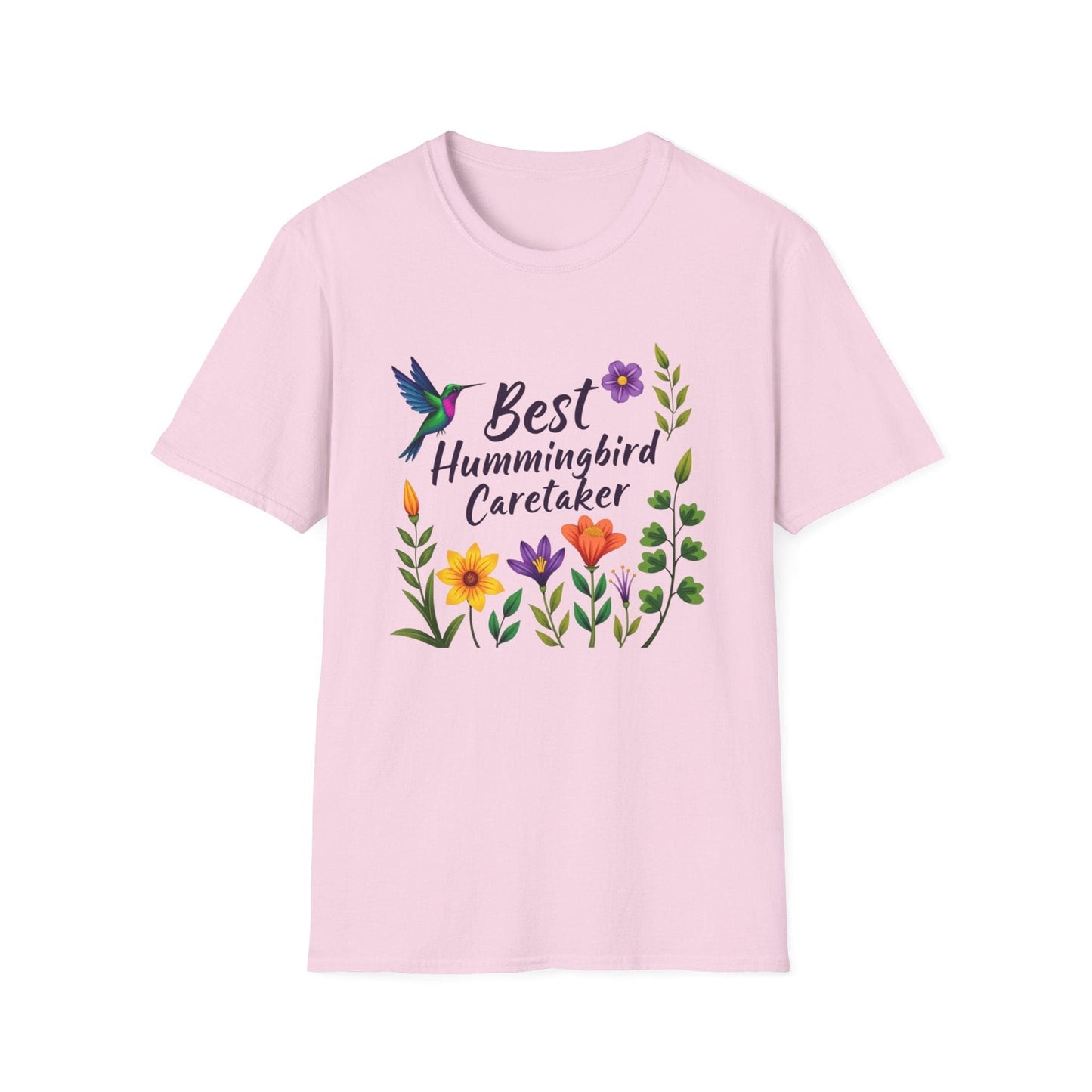 Best Hummingbird Caretaker Short Sleeve T-Shirt