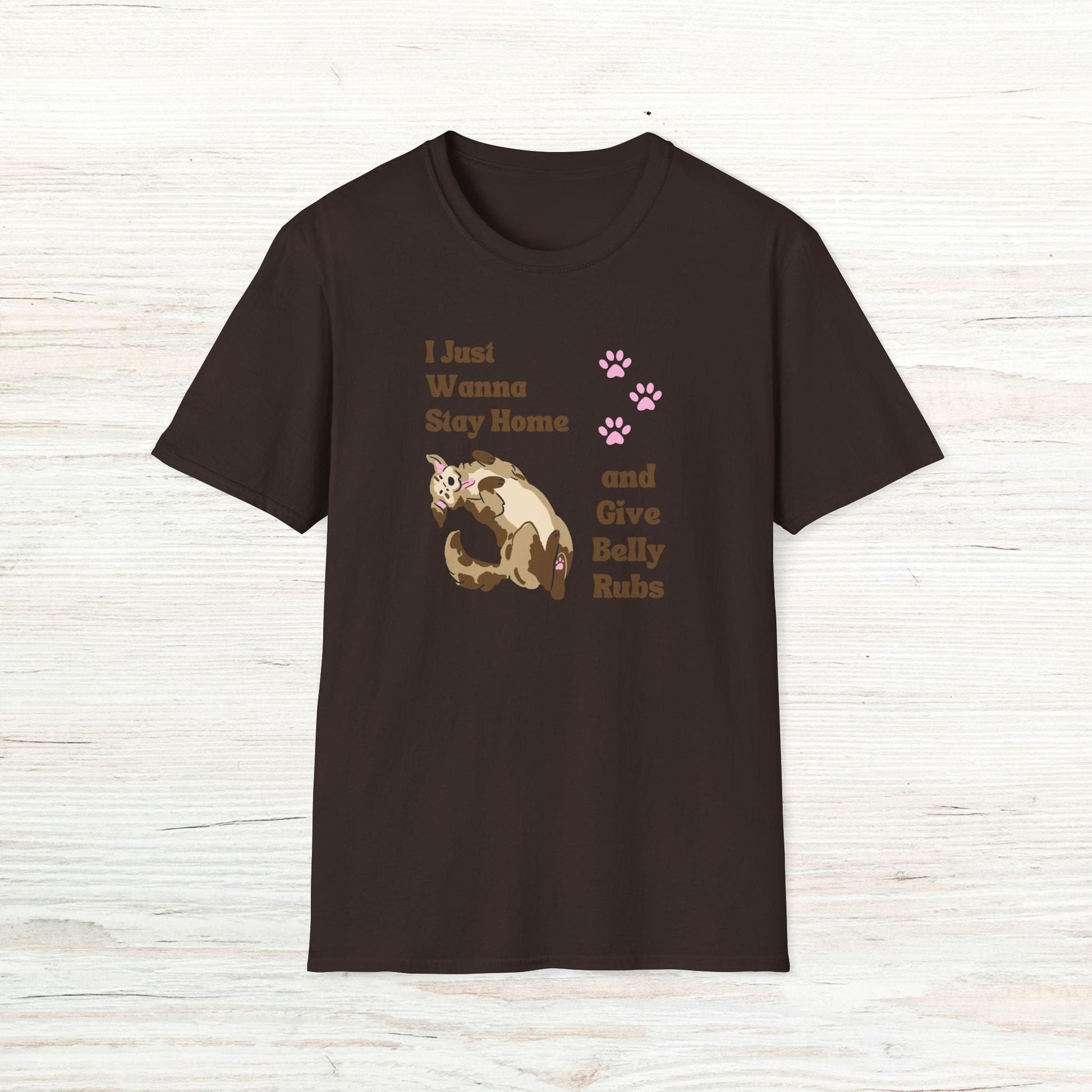 Dog Lovers T-Shirt Introvert Homebody Dog Mom Tee Shirt Short Sleeve Top Animal Gift for Her