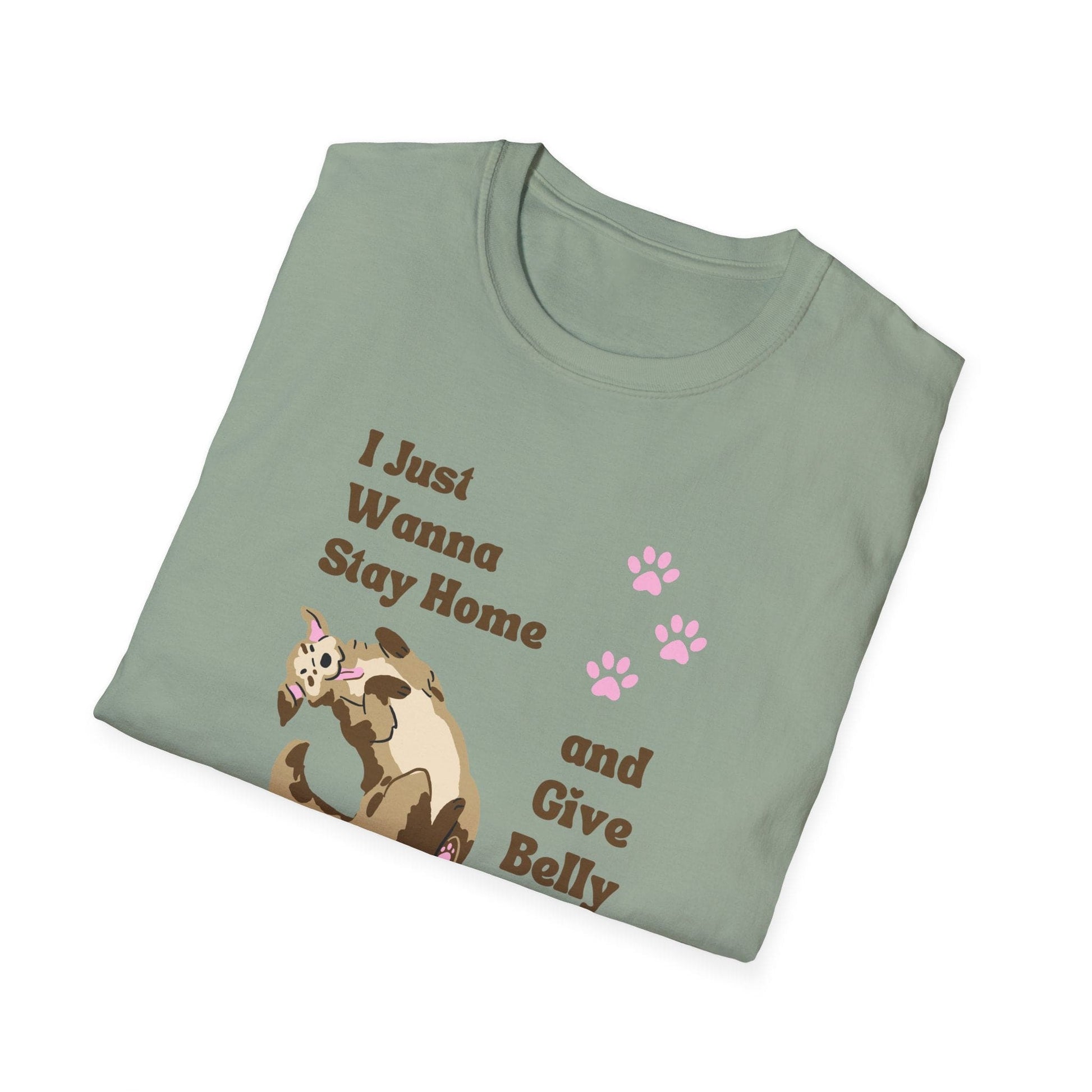 Dog Lovers T-Shirt Introvert Homebody Dog Mom Tee Shirt Short Sleeve Top Animal Gift for Her