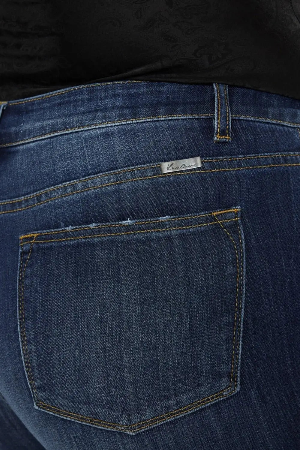 Kancan Full Size Mid Rise Slim Flare Jeans - Flare Jeans