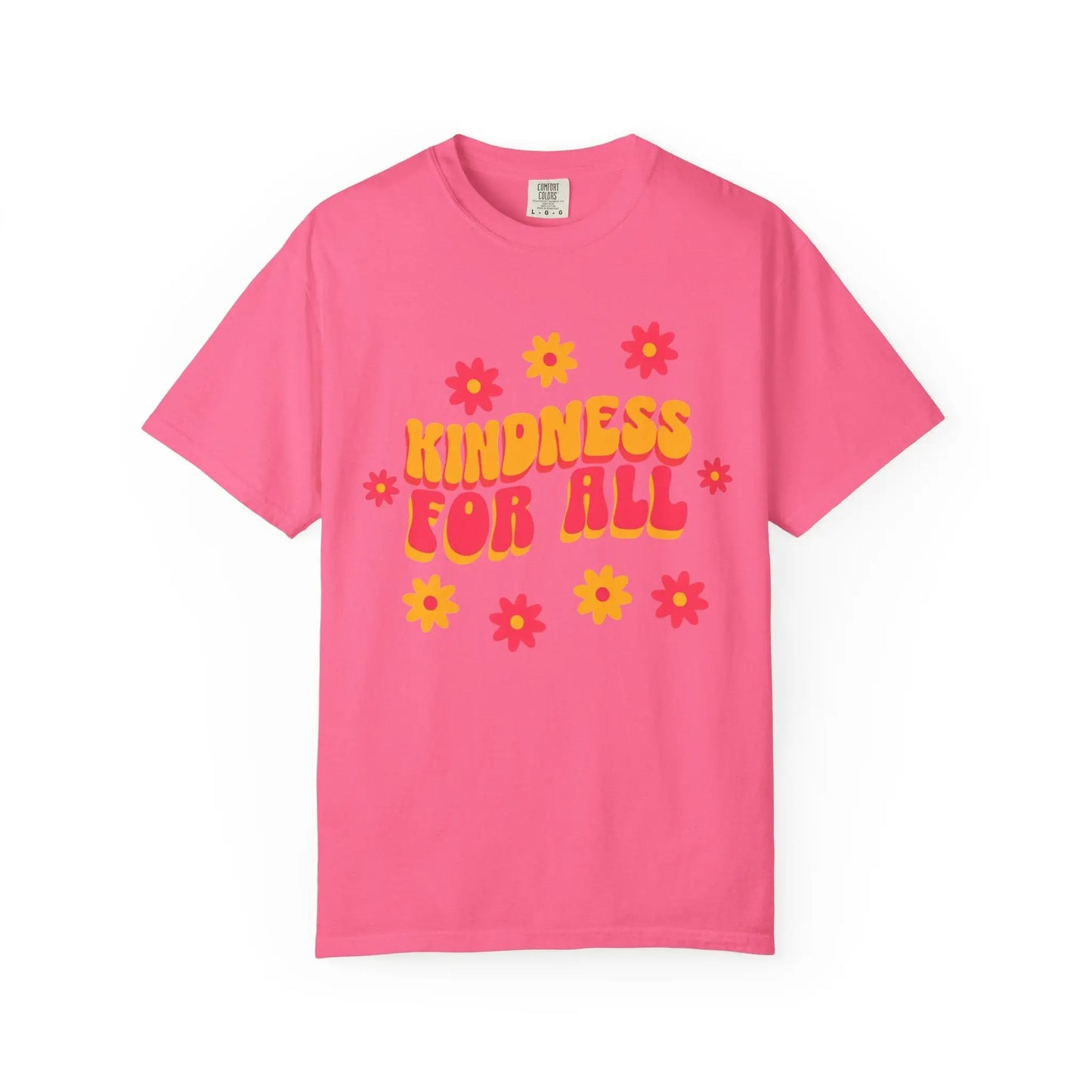 Kindness For All Floral T-Shirt Crunchberry / S T-Shirts