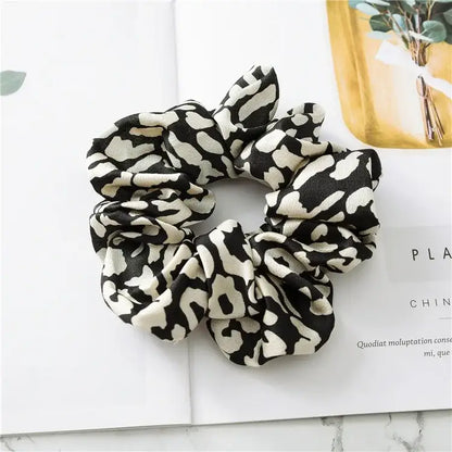 Leopard Hair Scrunchies