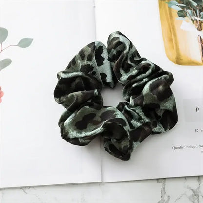 Leopard Hair Scrunchies