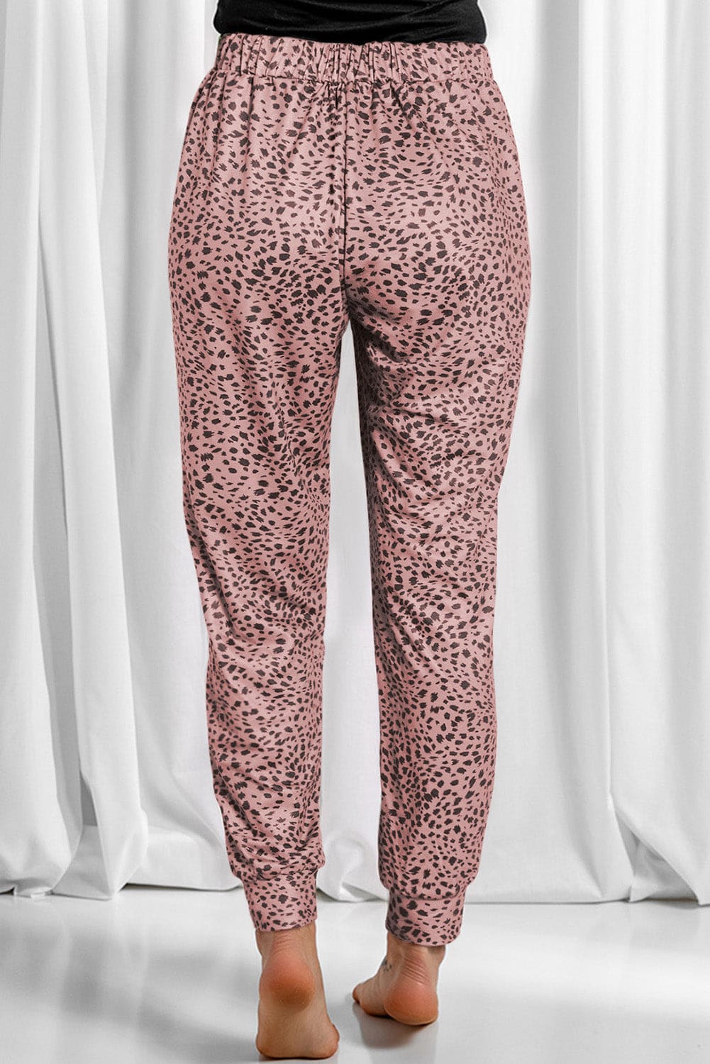 Leopard Drawstring Pocketed Pants in 4 Colors - S to 3X