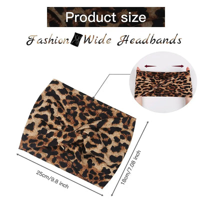 Leopard Print Yoga Headband