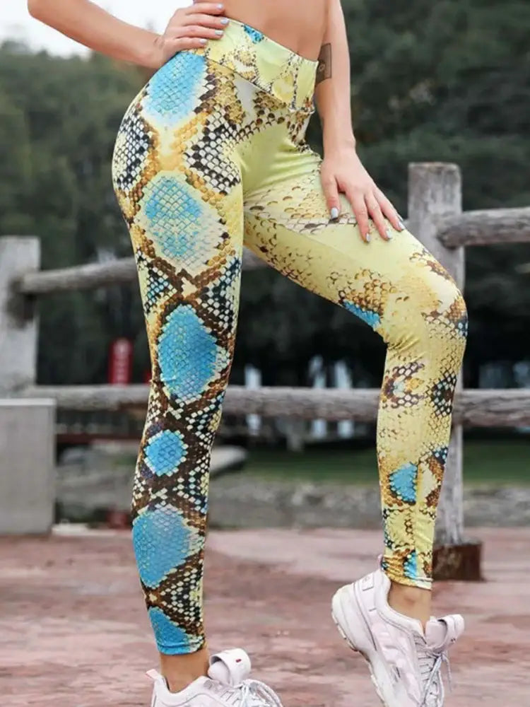 Leopard Snake or Zebra Printed Leggings