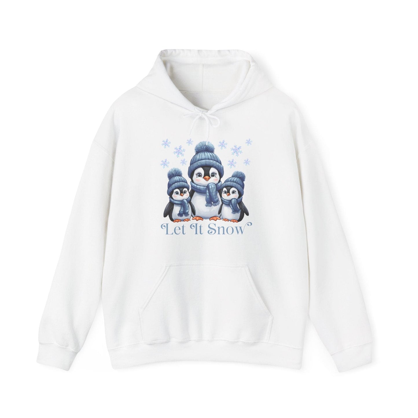 Let It Snow Penguin Hoodie Sweatshirt