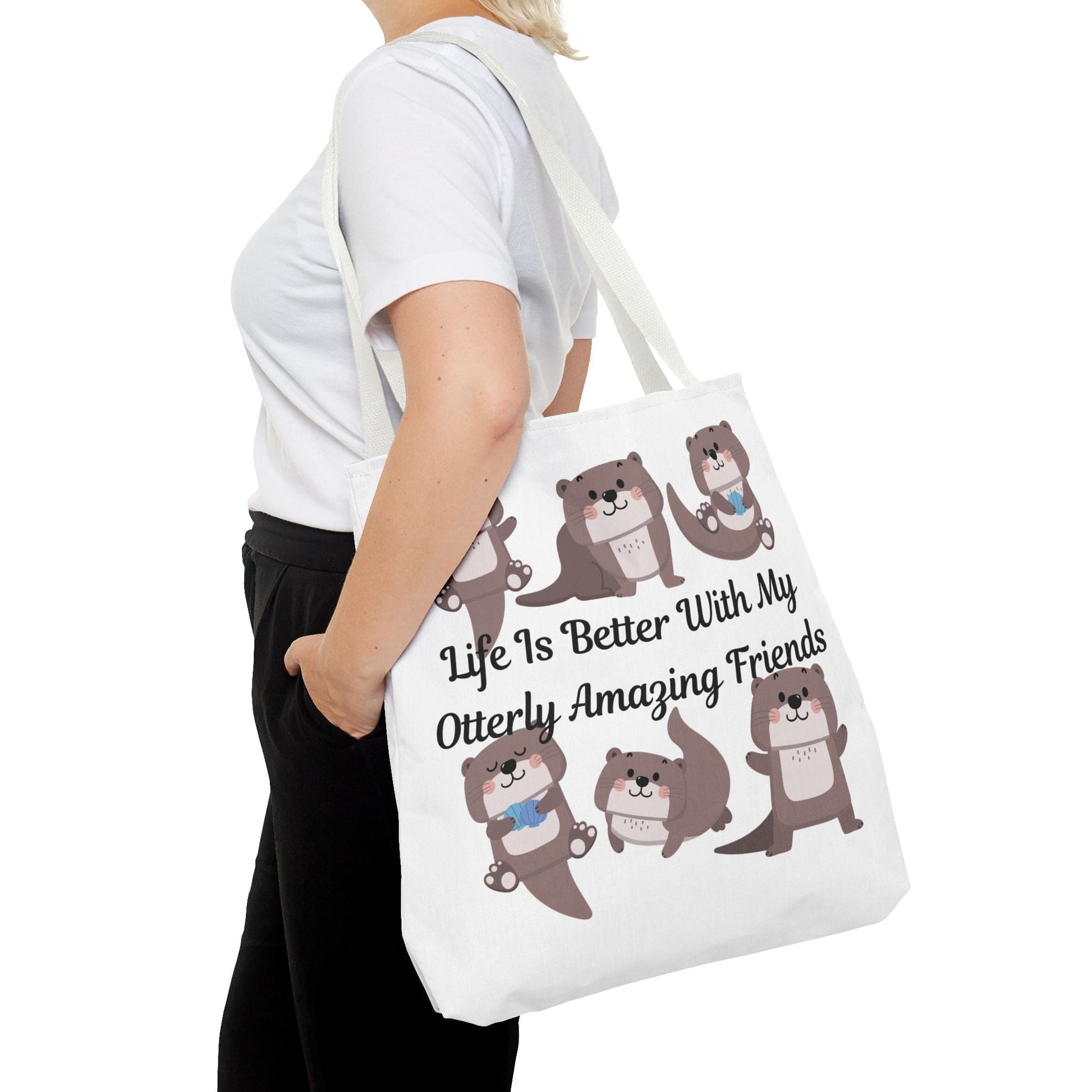 Life Is Better With My Otterly Amazing Friends Tote Bag