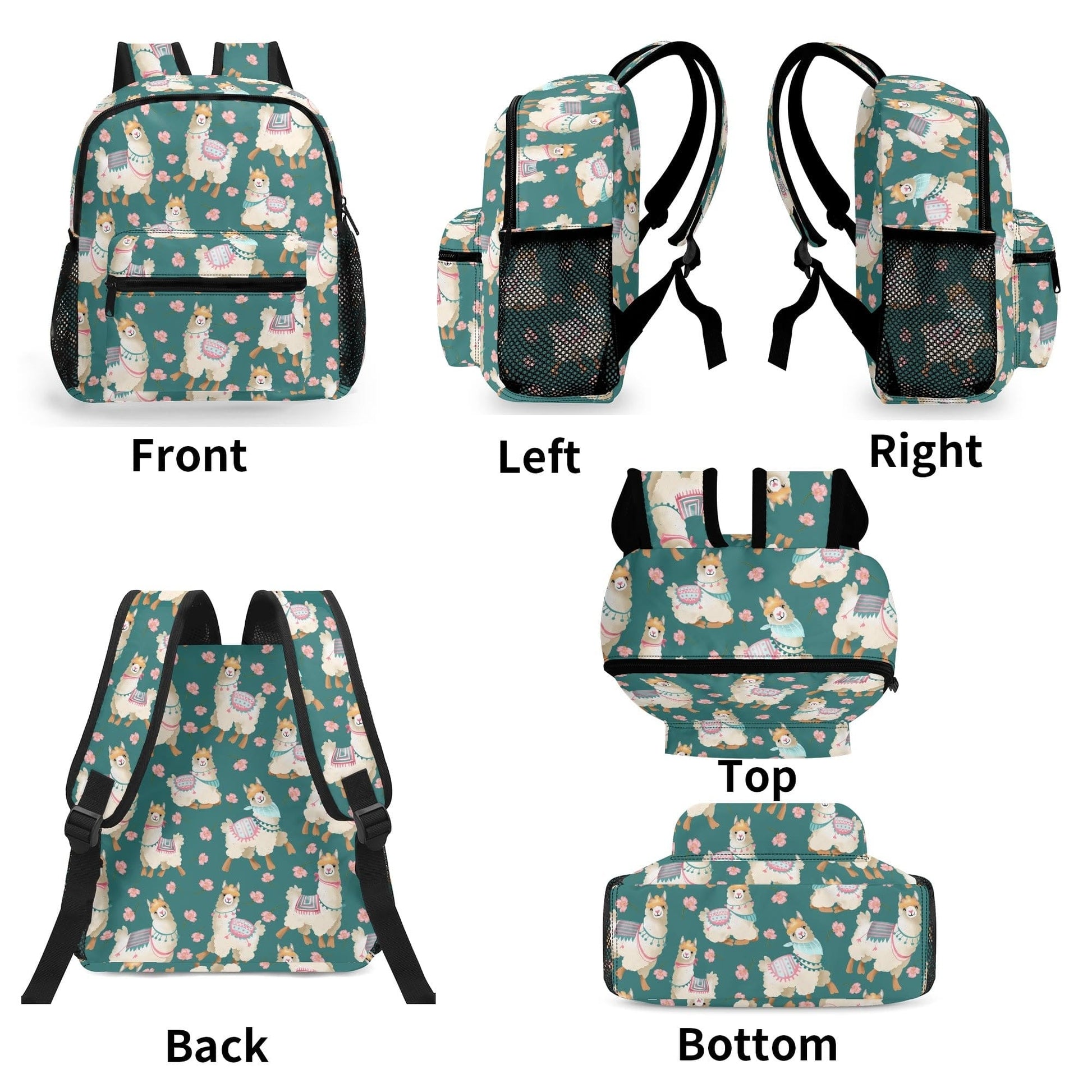 Llama Print 11Backpack