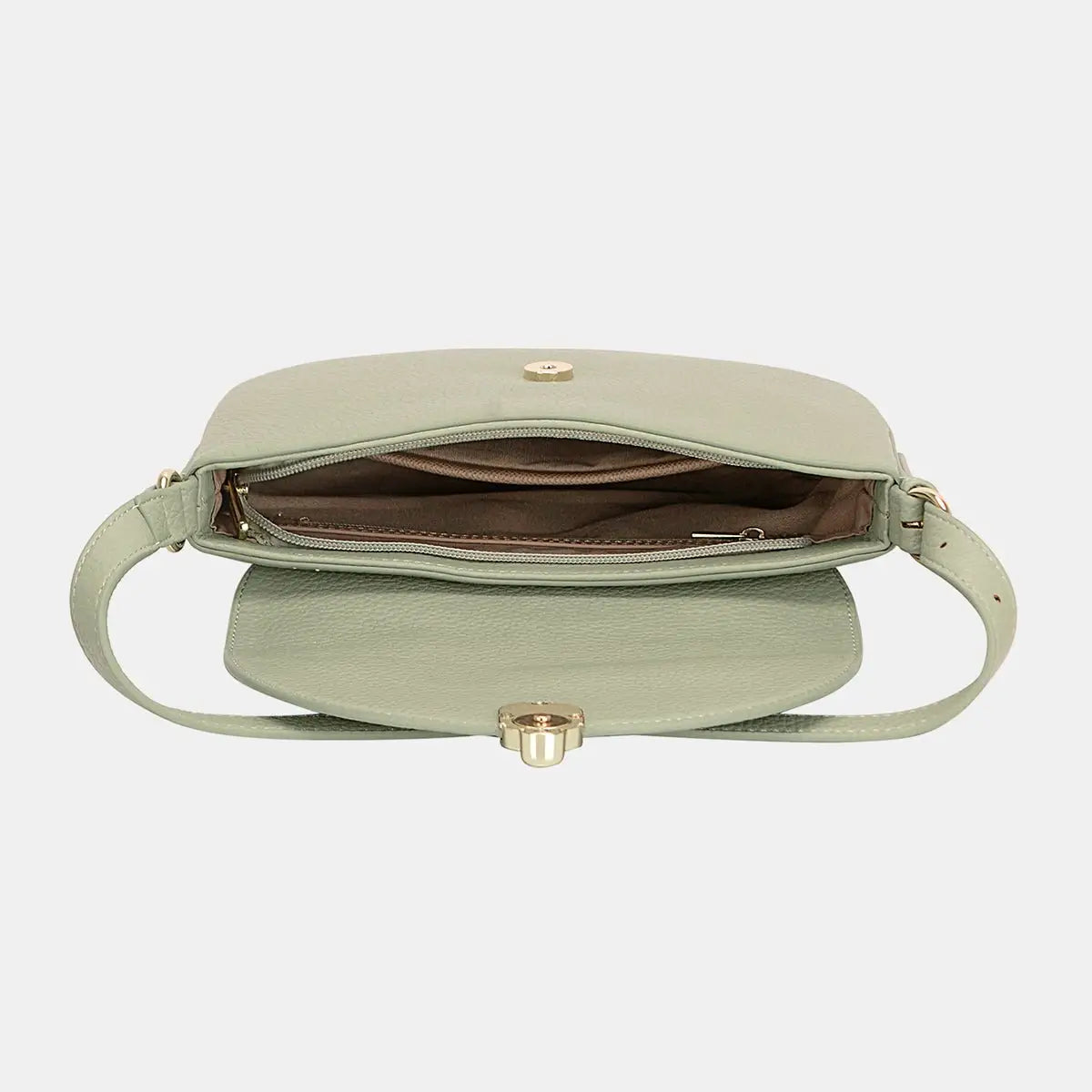 Metal Buckle Shoulder Bag - Shoulder Bags