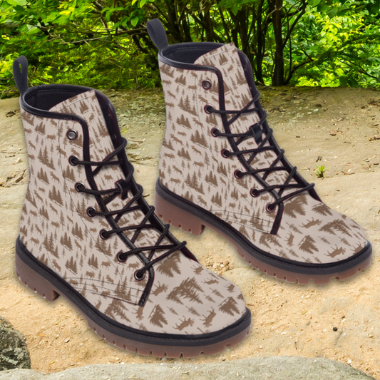 Moose Print Women’s Short Boots