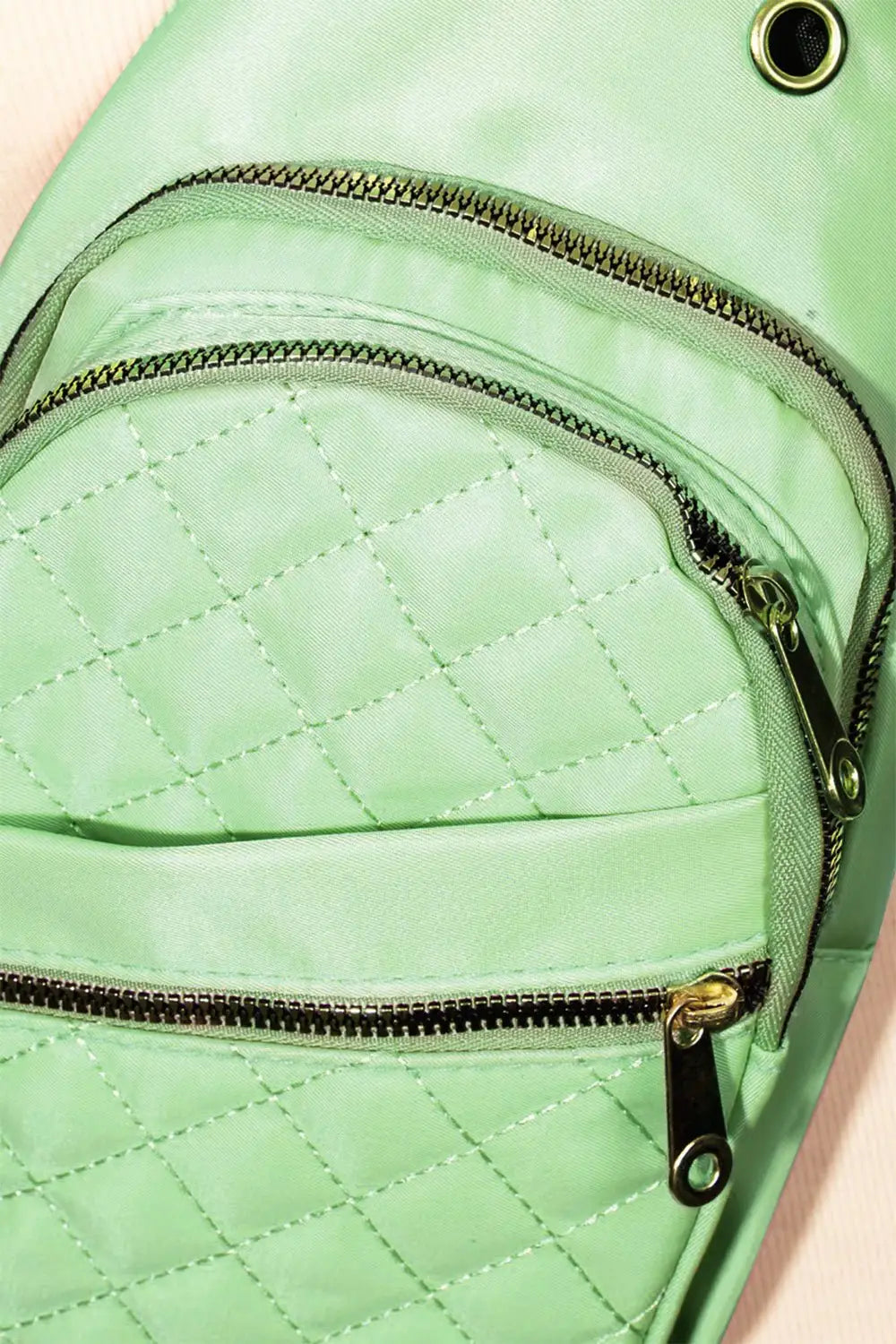 Multi - Layer Zipper Sling Bag - Sling Bags
