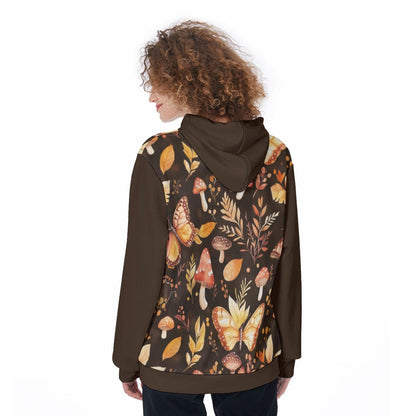 Mushrooms and Moths Heavy Fleece Hoodie