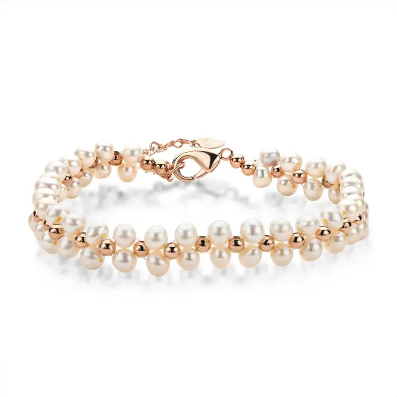 Natural Freshwater Pearl Bracelet WHITE / United States Bracelets