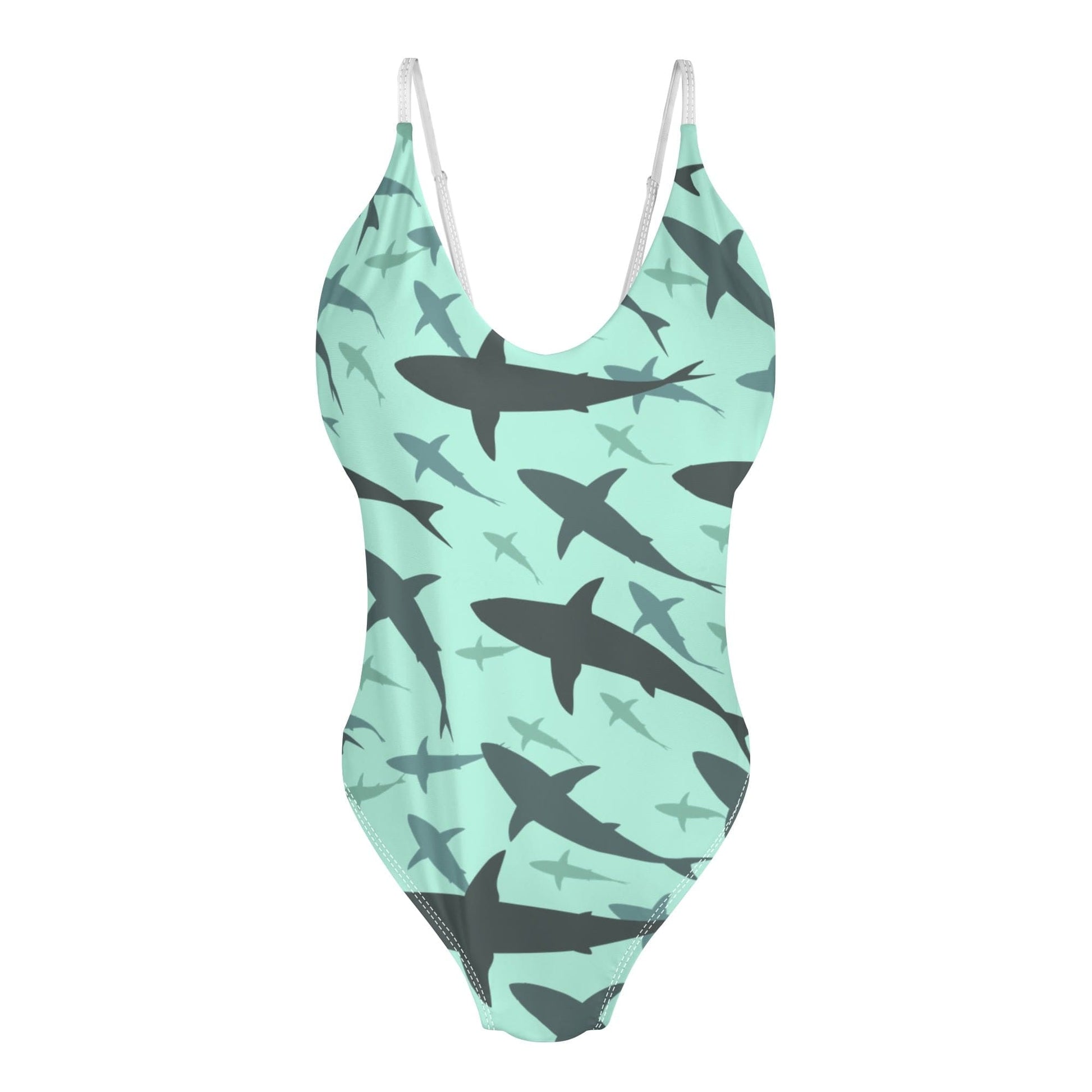 One Piece V-neck Swimsuit