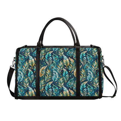 Peacock Feathers Foldable Travel Bag