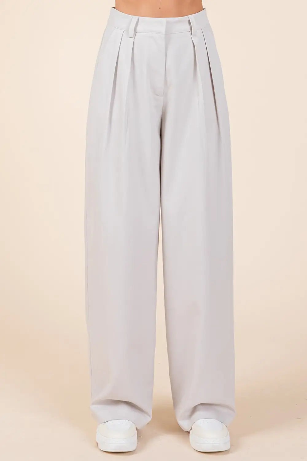 Mittoshop Pintuck Detail High Rise Pants - Eclectage