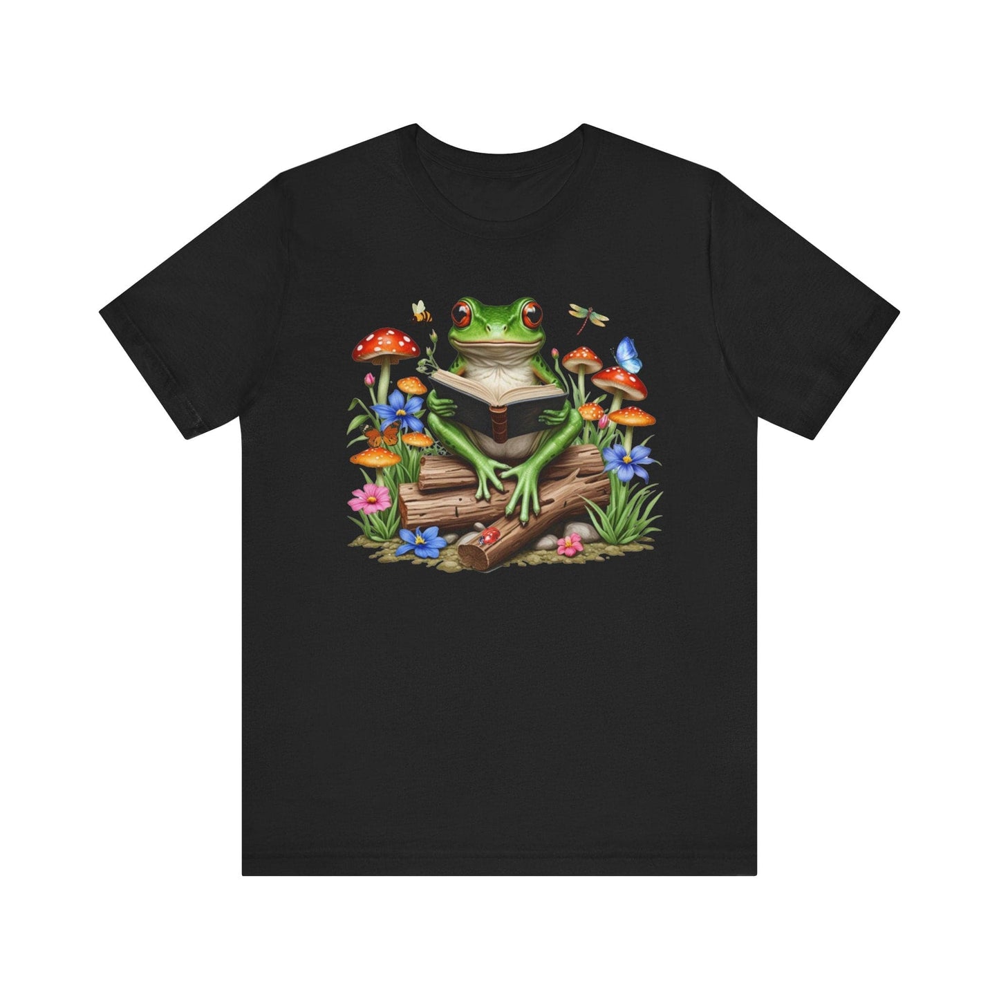 Reading Frog Unisex Short Sleeve Shirt