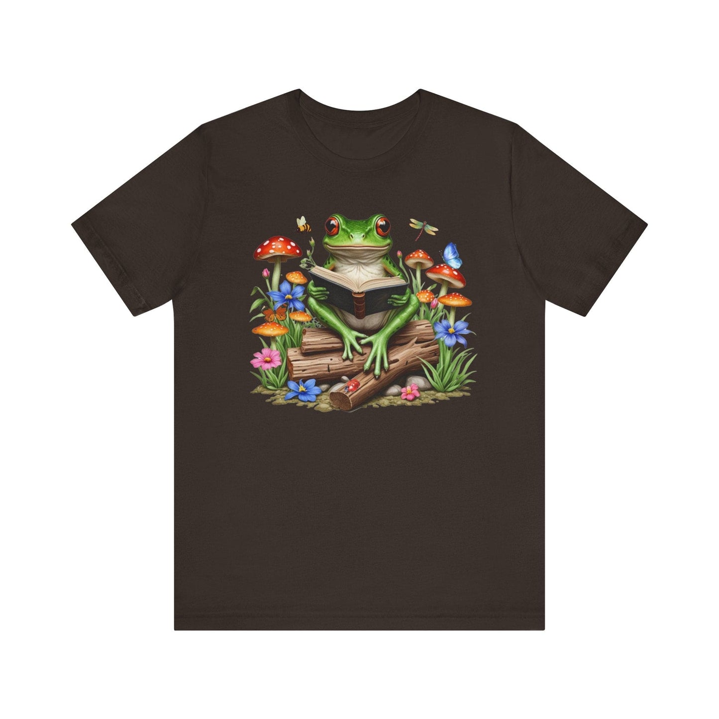 Reading Frog Unisex Short Sleeve Shirt