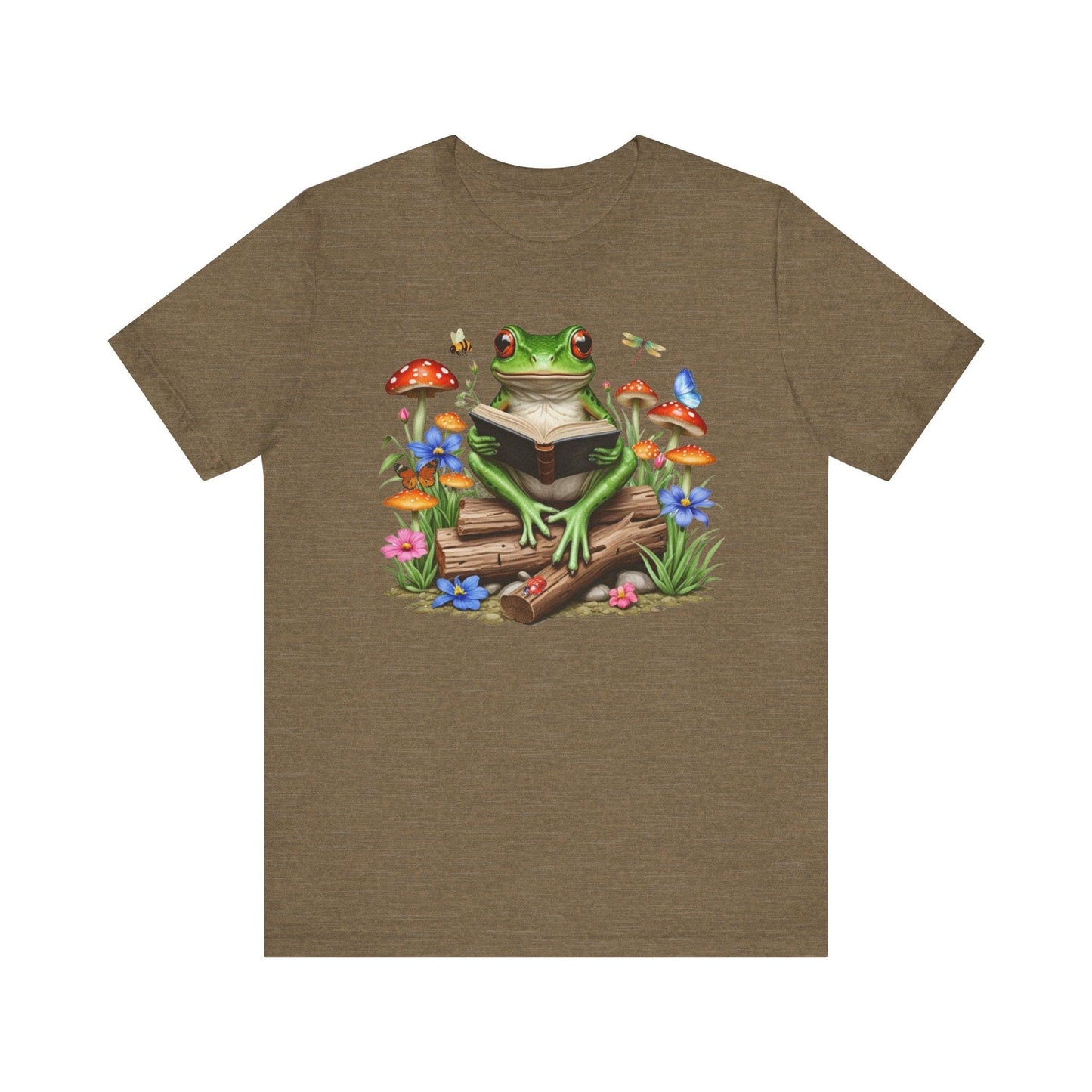 Reading Frog Unisex Short Sleeve Shirt