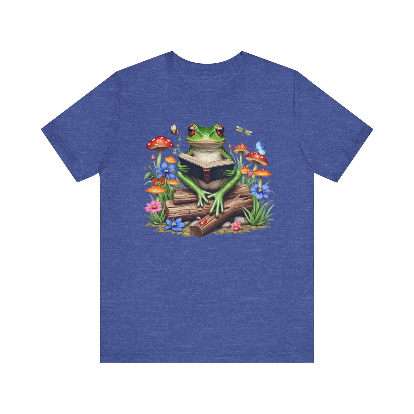 Reading Frog Unisex Short Sleeve Shirt