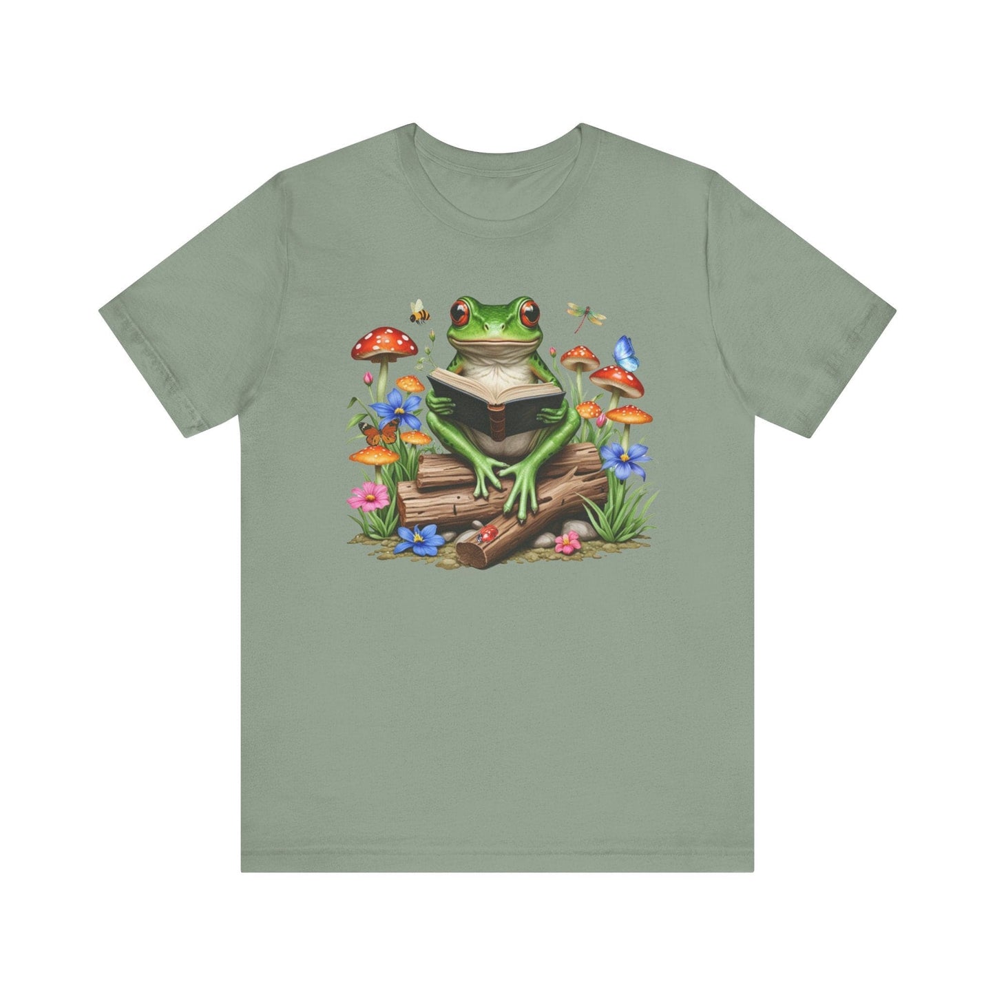 Reading Frog Unisex Short Sleeve Shirt