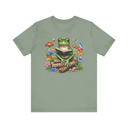 Reading Frog Unisex Short Sleeve Shirt