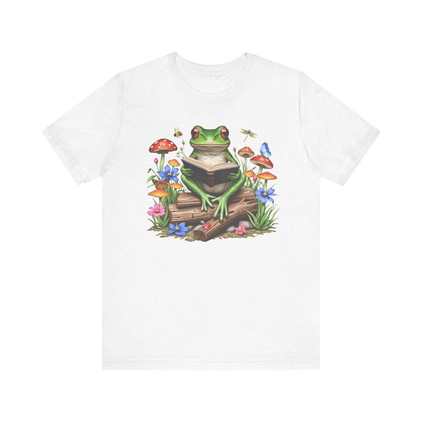 Reading Frog Unisex Short Sleeve Shirt