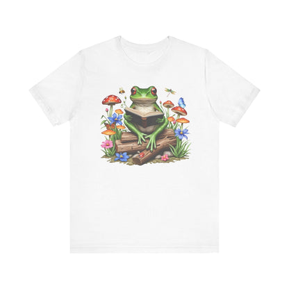 Reading Frog Unisex Short Sleeve Shirt