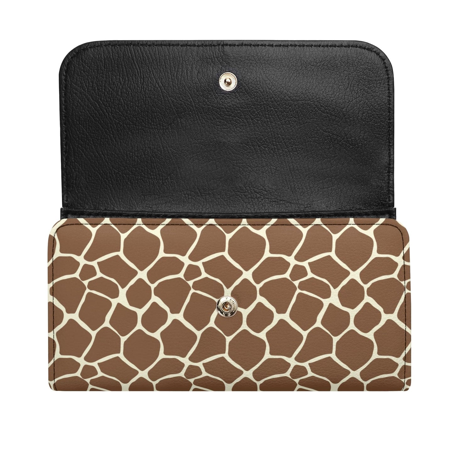 RFID Trifold Faux Leather Clutch Wallet