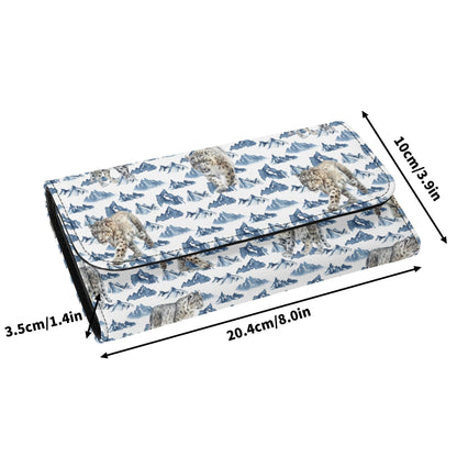 RFID Trifold Faux Leather Clutch Wallet