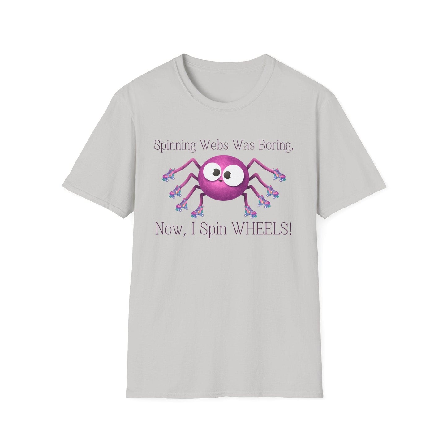 Roller Skating Spider Softstyle T-Shirt