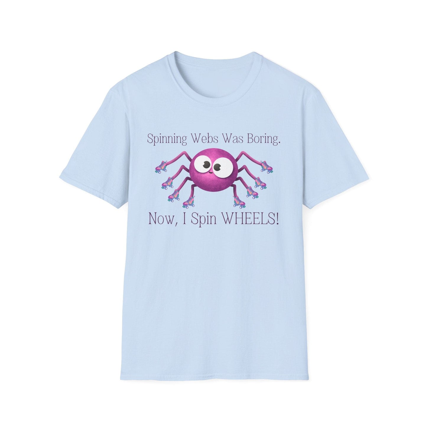 Roller Skating Spider Softstyle T-Shirt